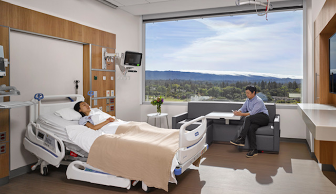 Smart hospital rooms at Stanford utilize technology to create a streamlined and connected patient experience.